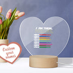 fathers day surprise custom gift for dad inspired by father s day gift personalized acrylic night light i am their father