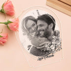 Custom Illustrated Text Oval 3D Model Night Lights Best Custom Gift For Lover