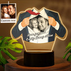 father s day special suit led night light best gift for father custom gift for dad personalized gift