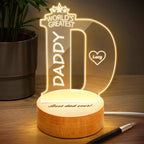 thoughtful ornament for dad with custom detail