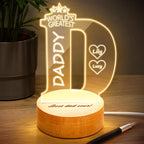 name bedroom night light best gifts for father design ornament for everyday use