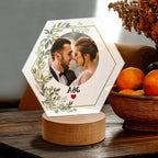 Custom Acrylic Night light Photo Lamp Bedside Decoration Couple Gift