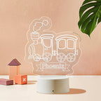 Custom Train LED Light  Kids Bedroom Decor Night Light