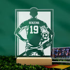 Custom Name Number Soccer Night Light World Cup Lamp Gifts For Soccer Fans