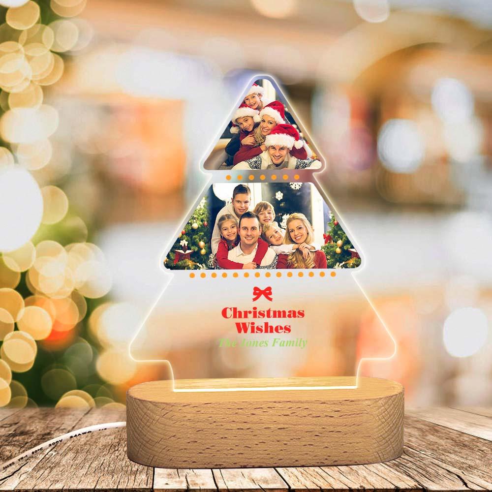 Custom Night Light Christmas Tree Lights Home Decor Christmas Gift