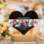 Personalized Gifts With Pictures Custom Night Light Home Decor Valentines Day Gift