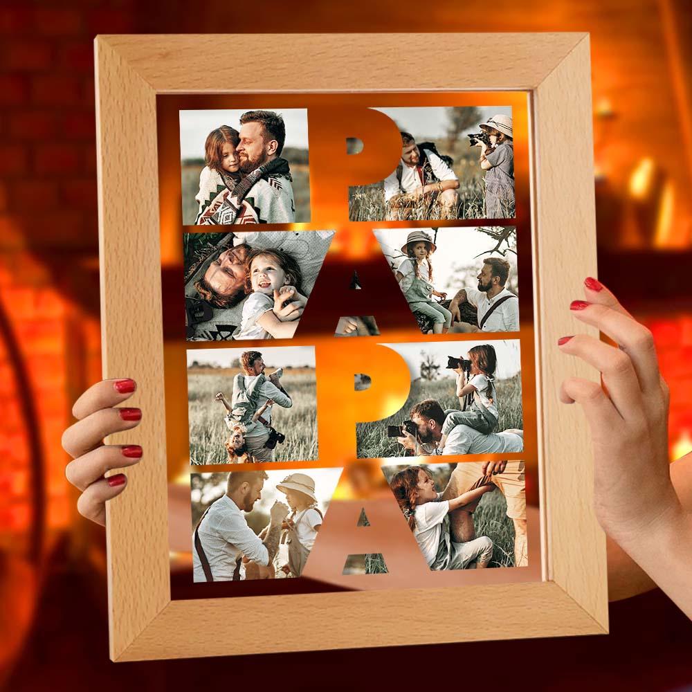 made with family love night light warm led glow gift for grandparents