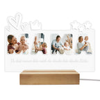 Light Up Mama's Heart Mother's Day Gifts - Personalized MAMA Photo Night Light with Custom Pictures & Message for Bedroom Decor