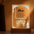 dad you are the piece that holds us together acrylic night light design custom gift for everyday use