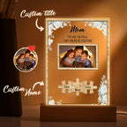 fathers day surprise custom gift for dad inspired by dad you are the piece that holds us together photo acrylic night