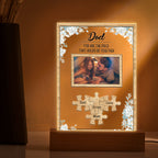 dad you are the piece that holds us together photo acrylic night custom gift for dad personalized gift