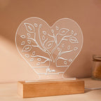 Custom Night Light With Family Tree and Names Gifts for Mom