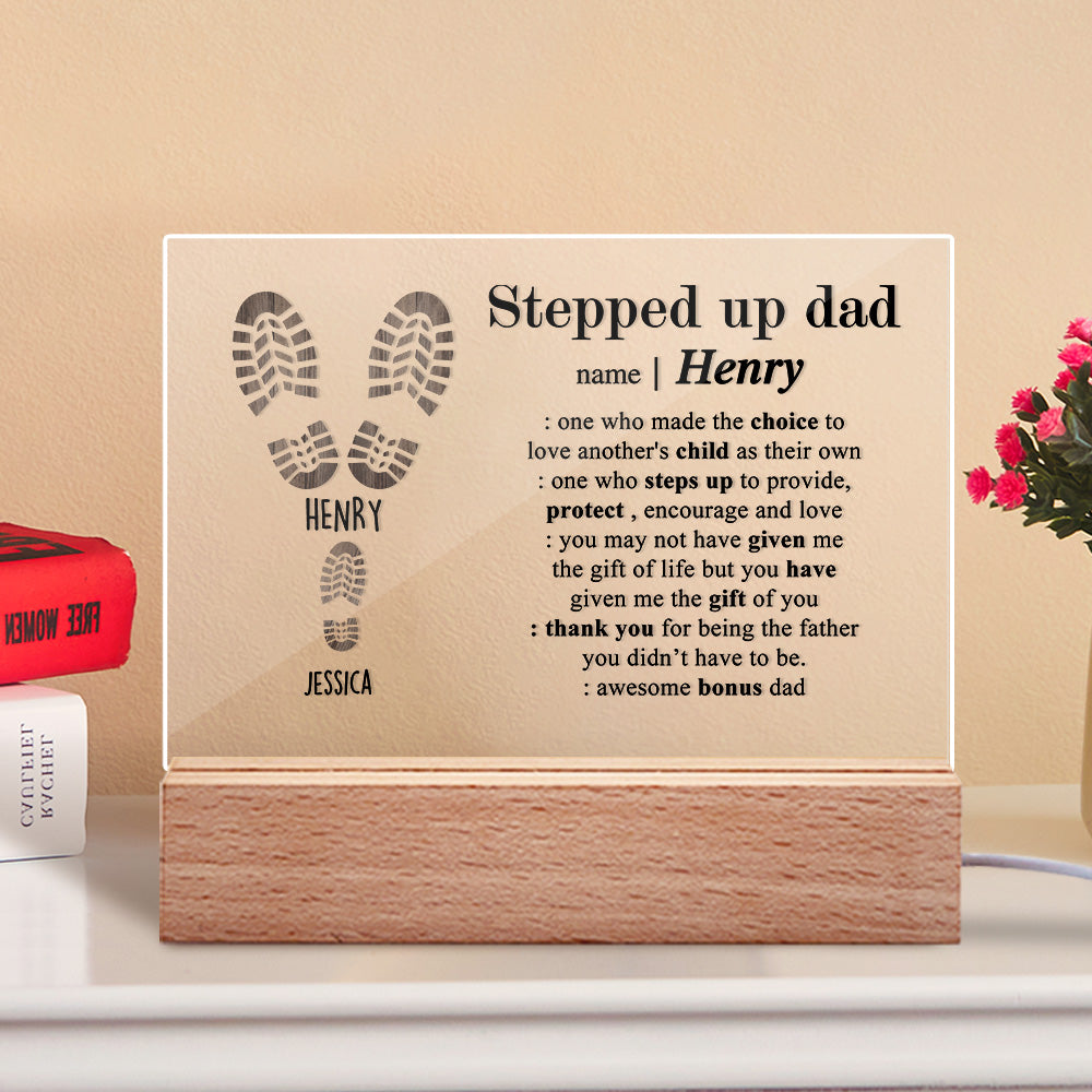 personalized custom gift for dad with precision engraved detail