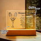 fathers day surprise custom gift for dad inspired by acrylic lamp with names engraved night light gifts for step father