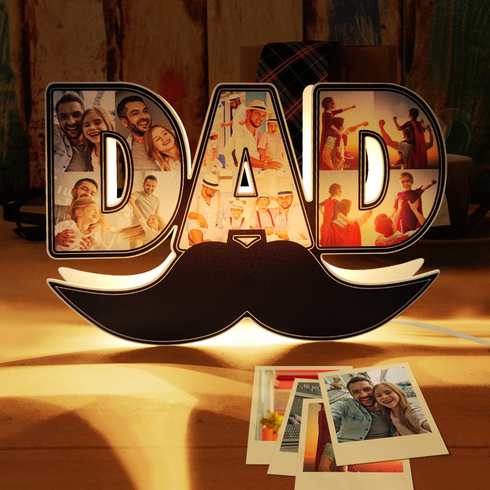fathers day surprise custom gift for dad inspired by dad light personalized photo lamp father s day gifts