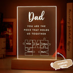 father s day gift personalized dad you are the piece that holds us custom gift for dad personalized gift photo custom style