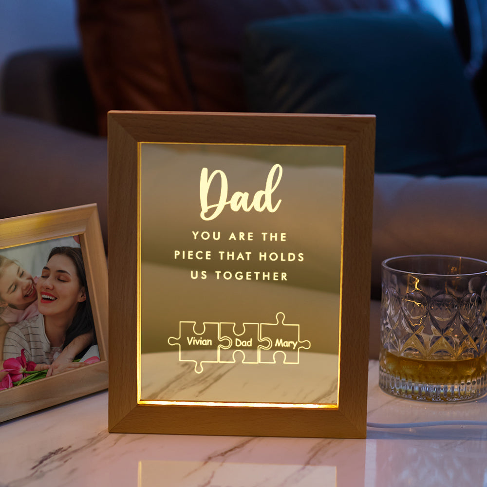 thoughtful custom gift for dad with custom detail photo