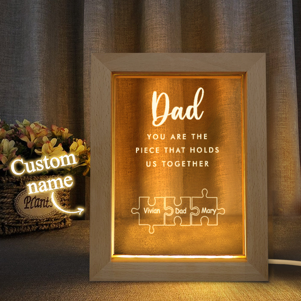 custom custom gift for dad special gift idea photo front view