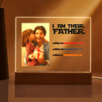 i am their father night light photo acrylic light saber plaque custom gift for dad personalized gift