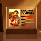 i am their father night light photo acrylic light saber plaque design custom gift for everyday use