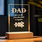 puzzle night light name night light best gift for father you are the design ornament for everyday use photo