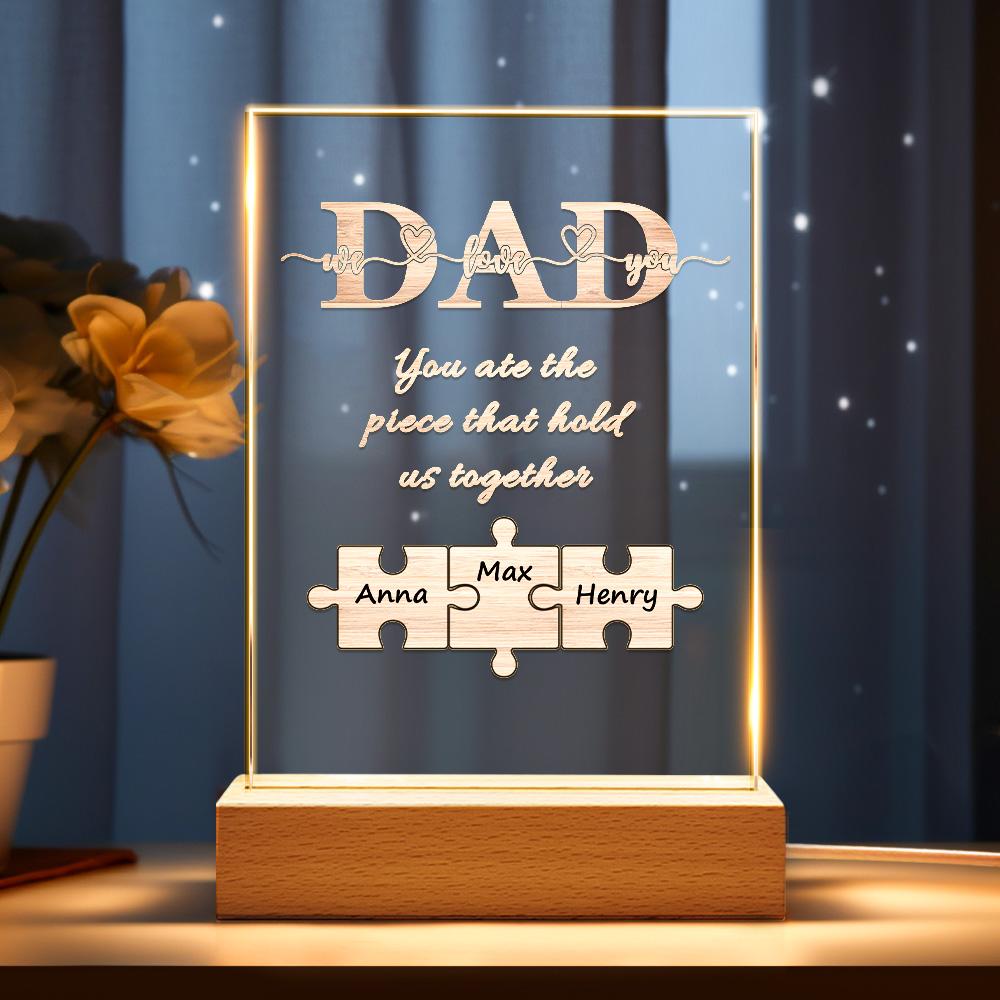 personalized ornament for dad with high quality craftsmanship
