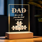 puzzle night light name night light best gift for father you are the design ornament for everyday use