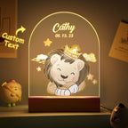 Custom Name Christmas Tree Personalized Santa Elk Night Light Bedroom Christmas Gift 3D Room Decor Night Light Desk Lamp Night Light Gift