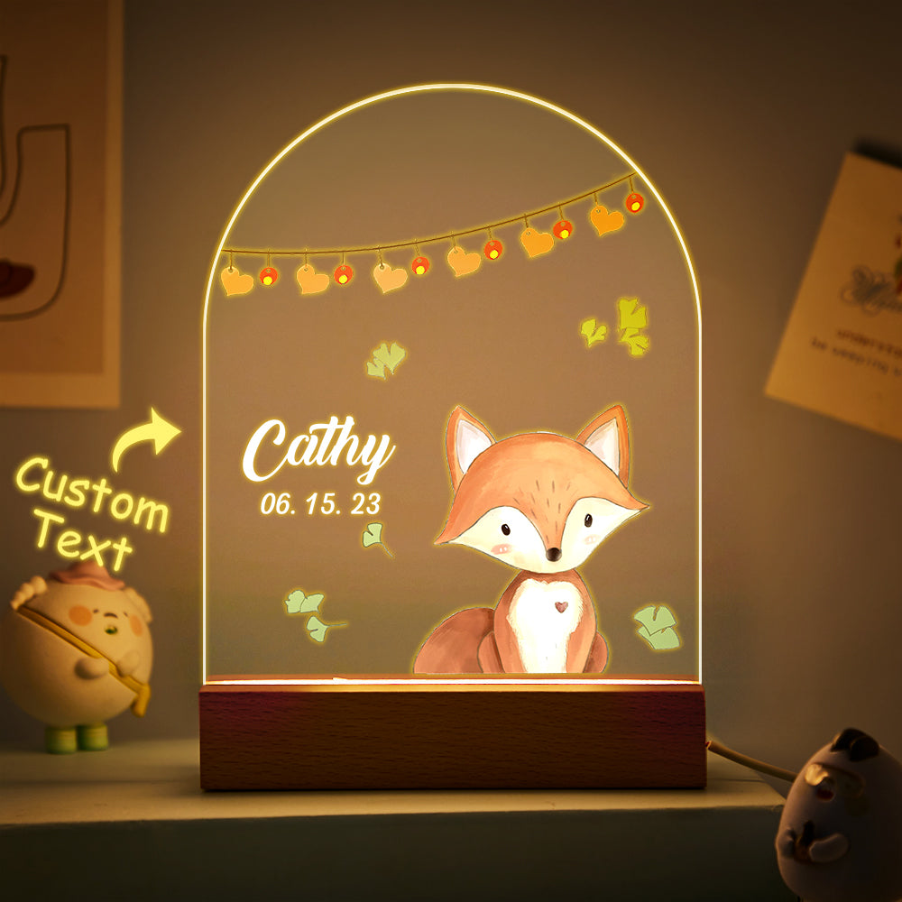 Custom Name Christmas Tree Personalized Santa Elk Night Light Bedroom Christmas Gift 3D Room Decor Night Light Desk Lamp Night Light Gift