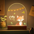 Custom Name Christmas Tree Personalized Santa Elk Night Light Bedroom Christmas Gift 3D Room Decor Night Light Desk Lamp Night Light Gift
