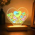 thoughtful ornament for dad with custom detail photo daily use