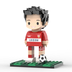 Full Body Customized 1 Person Brick Figures Soccer Theme Gift Birthday Gift Valentines Gift for Soccer Player