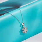gifts for wife Forever Together - Heartfelt Gift - Projection Necklace Personalized Flower Photo Necklace 925 Sterling Silver