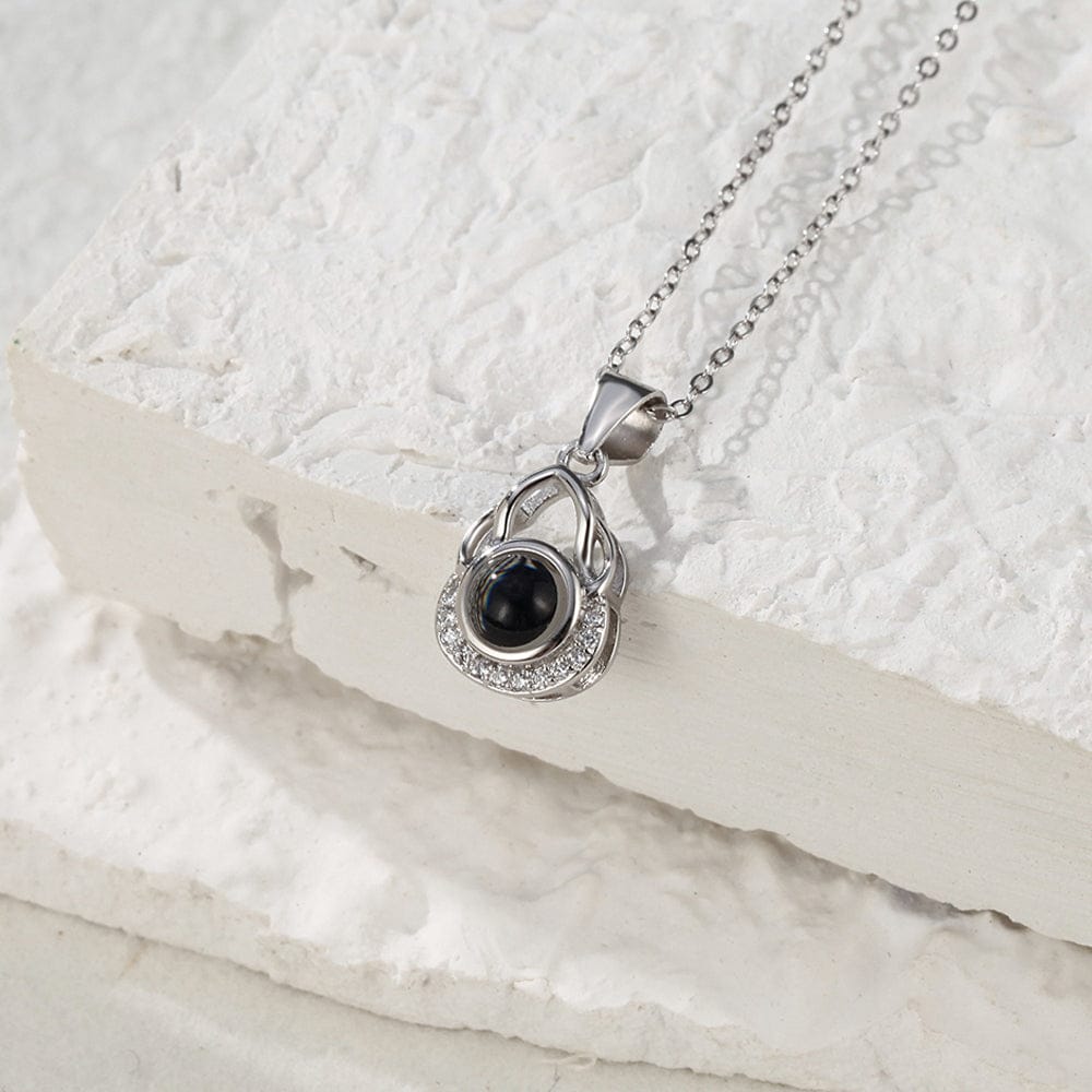 gifts for wife Eternal Love - Custom Decor - Projection Necklace Cute Bag Photo Necklace - gifts for wife - Anniversary view