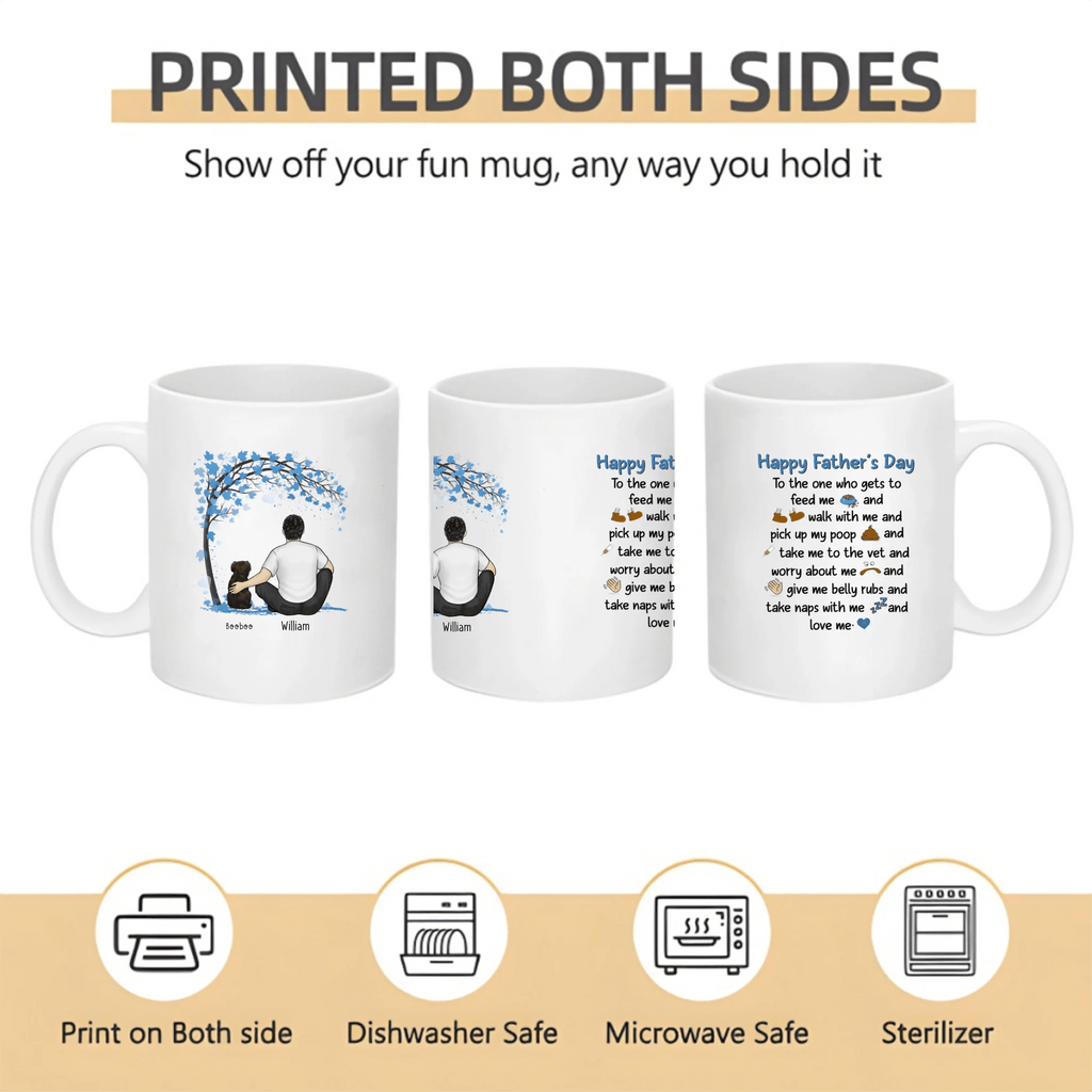 A Bond That Can't Be Broken - Dog Personalized Custom Mug - Father's Day, Gift For Pet Owners, Pet Lovers 716504 - 716599 - DiyGiftly