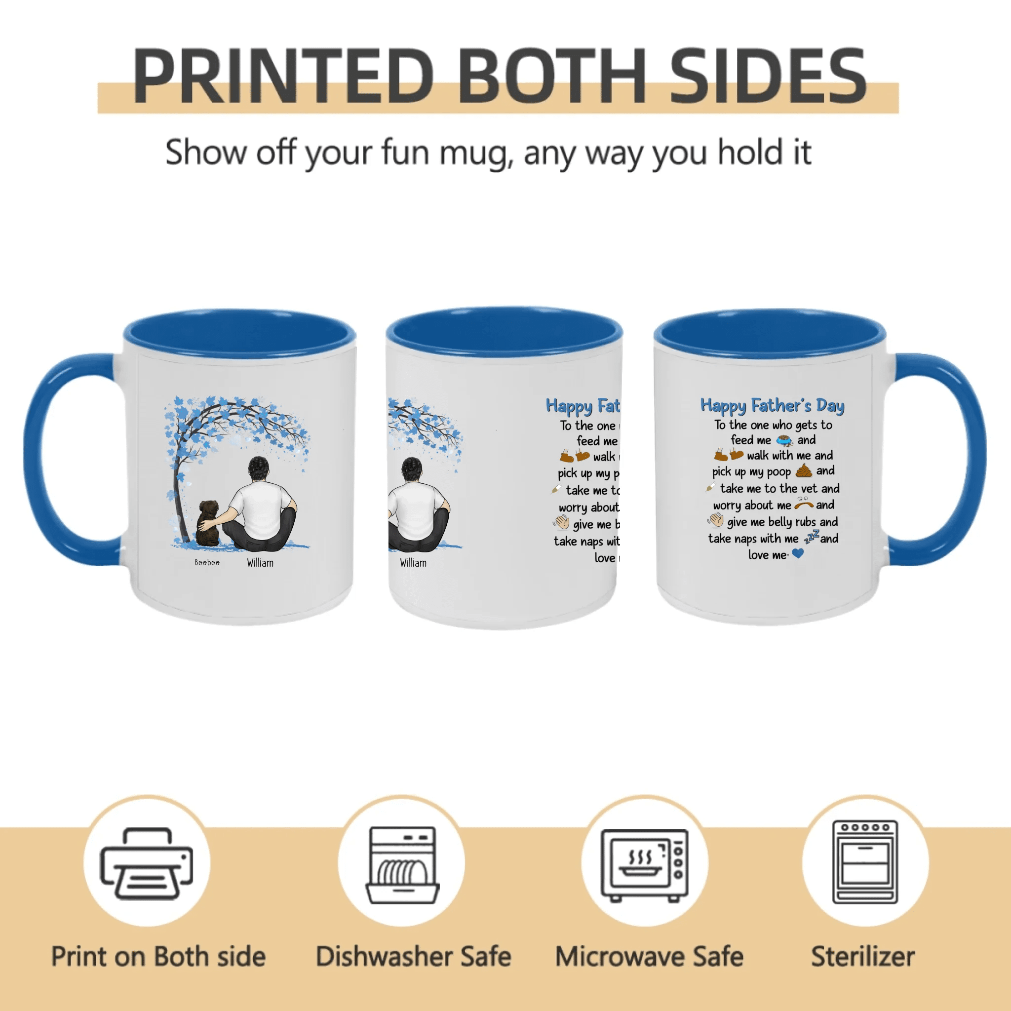 A Bond That Can't Be Broken - Dog Personalized Custom Mug - Father's Day, Gift For Pet Owners, Pet Lovers 716504 - 716599 - DiyGiftly