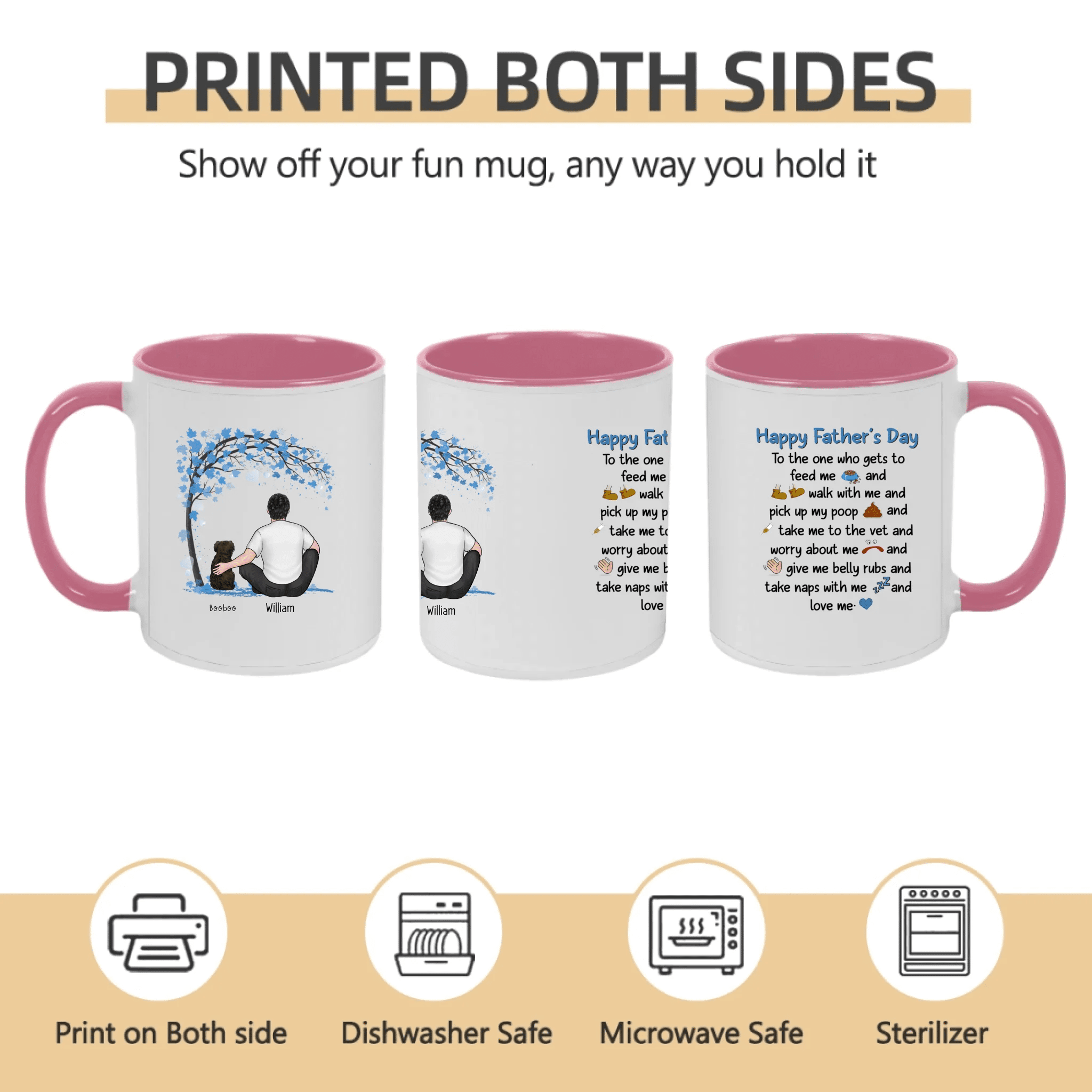 A Bond That Can't Be Broken - Dog Personalized Custom Mug - Father's Day, Gift For Pet Owners, Pet Lovers 716504 - 716599 - DiyGiftly