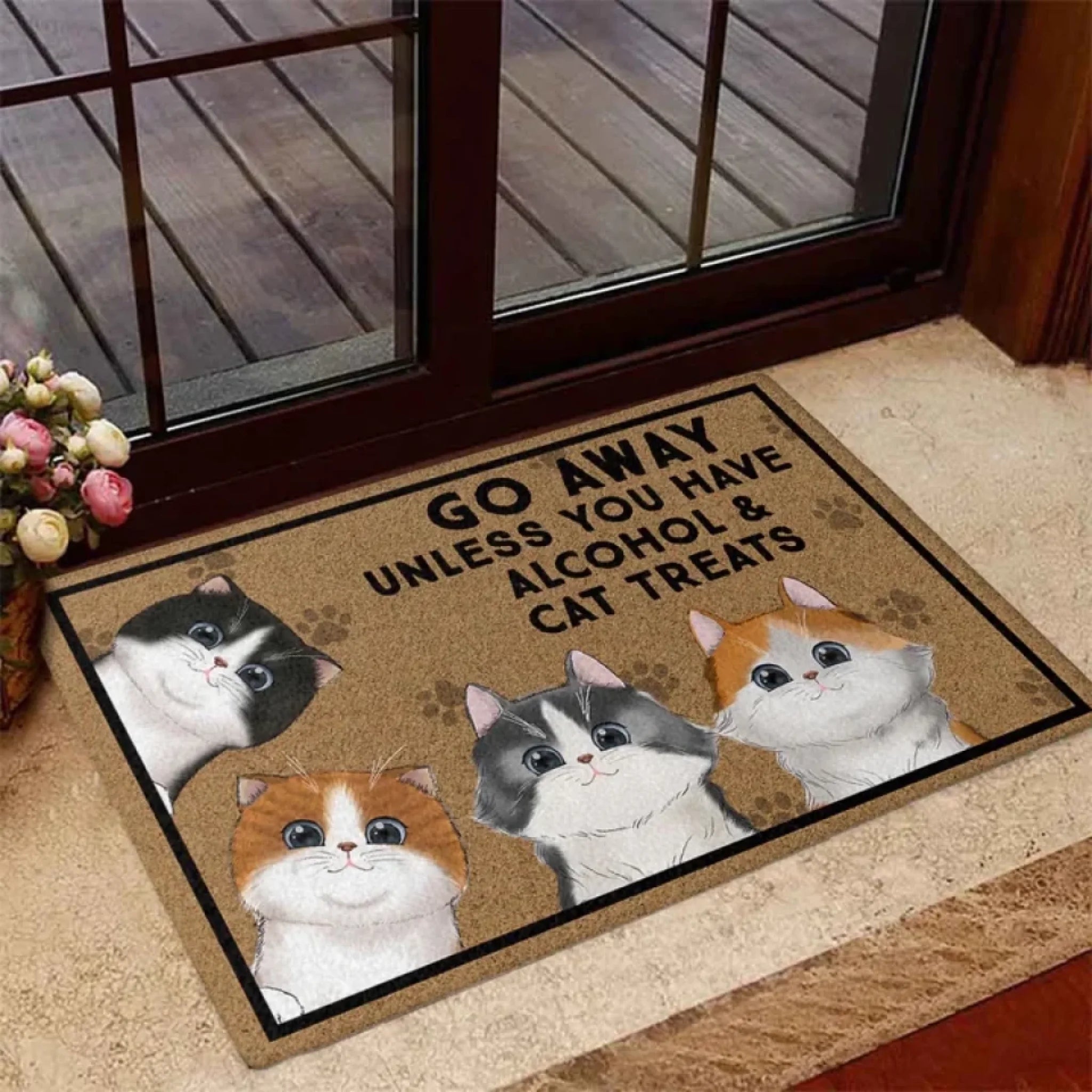 A Bunch Of Pets - Personalized Custom Doormat 664714 - DiyGiftly