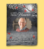 A Hug From Heaven - Personalized Memory Photo Blanket 677800 - DiyGiftly