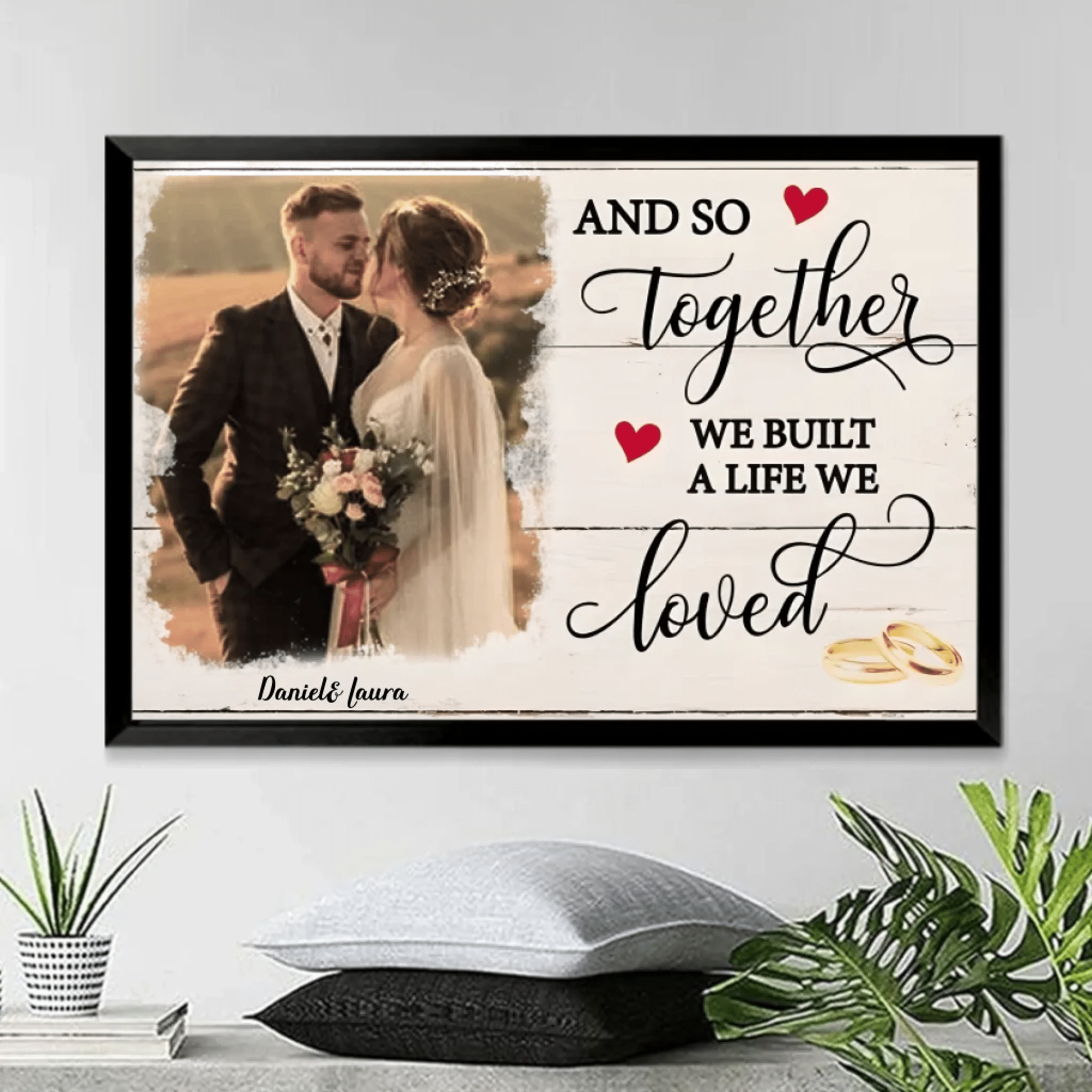 A Life We Loved - Personalized Custom Photo Canvas Print 728191 - 728203 Pro - DiyGiftly