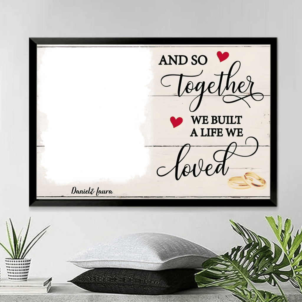 A Life We Loved - Personalized Custom Photo Canvas Print 728191 - 728203 Pro - DiyGiftly
