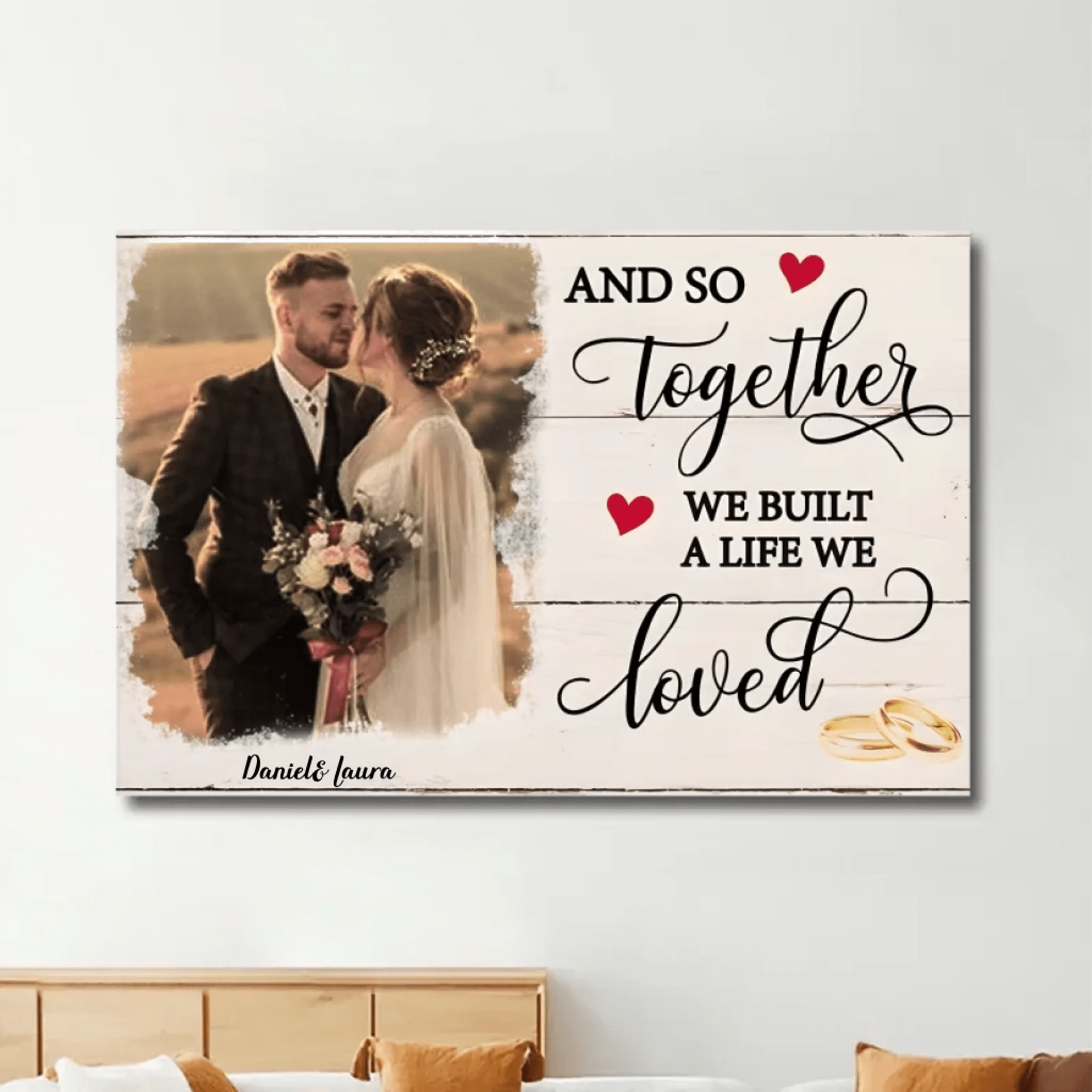 A Life We Loved - Personalized Custom Photo Canvas Print 728191 - 728203 Pro - DiyGiftly
