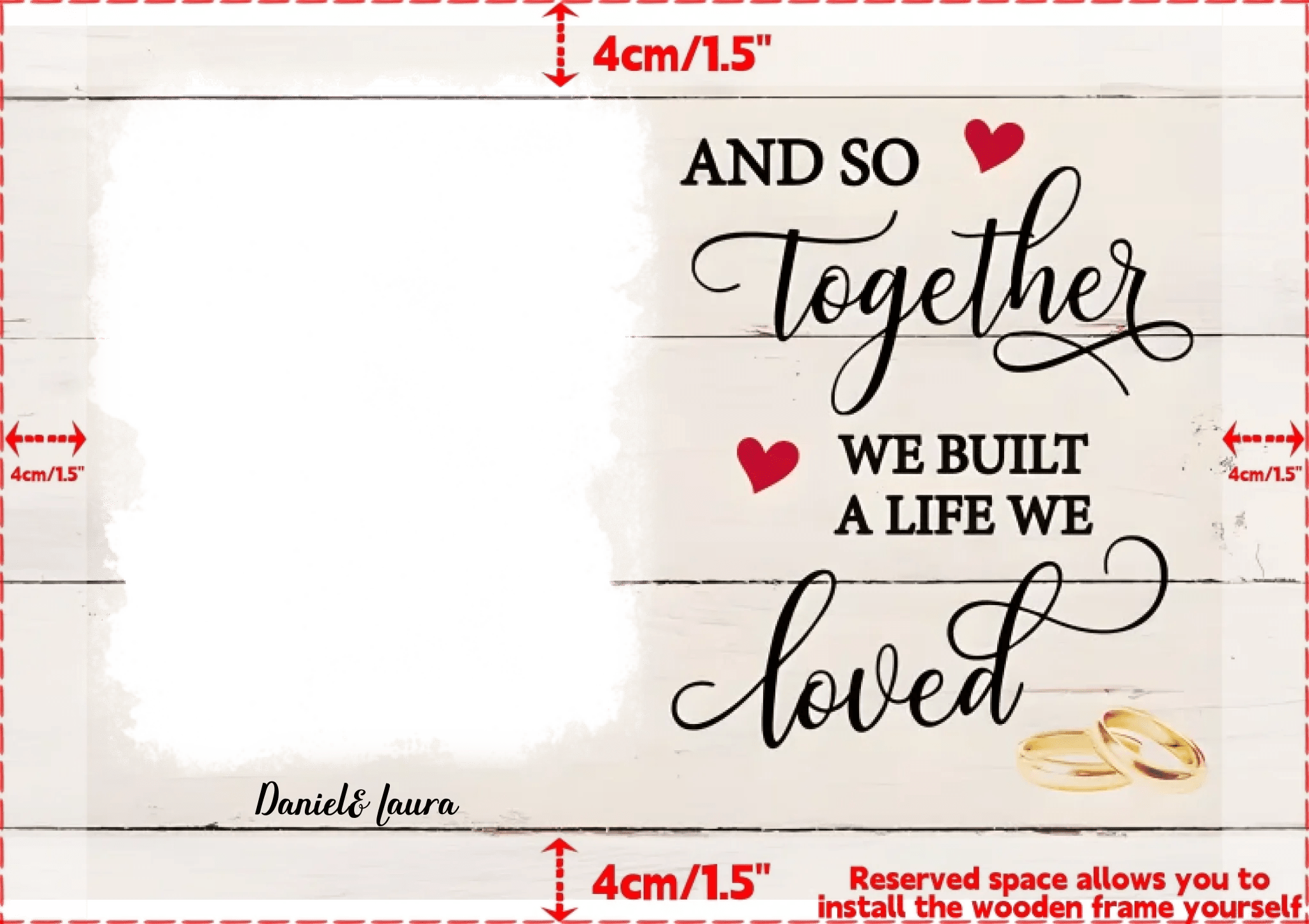 A Life We Loved - Personalized Custom Photo Canvas Print 728191 - 728203 Pro - DiyGiftly