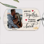 A Life We Loved - Personalized Custom Photo Keychain 733550 - DiyGiftly