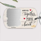 A Life We Loved - Personalized Custom Photo Keychain 733550 - DiyGiftly