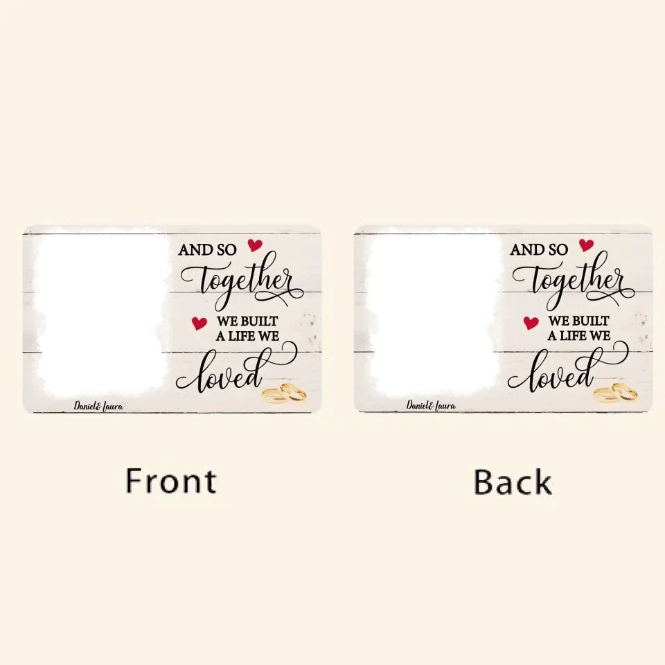 A Life We Loved - Personalized Custom Photo Wallet Card 728191 - Q - DiyGiftly