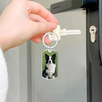 Personalized Dog Memorial Photo Keyring Double Sided UV Printed Keepsake Loss of Gift for Daily Comfort
