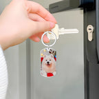 Keychain Personalized Photo Everyday Loss of Dog Gift