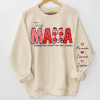 A Mother's Love Is Forever - Family Personalized Custom Unisex Sweatshirt With Design On Sleeve - Birthday Gift For Mom, Grandma 686988 - DiyGiftly