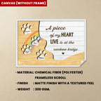 personalized design poster loss of dog gift wall art memorial design